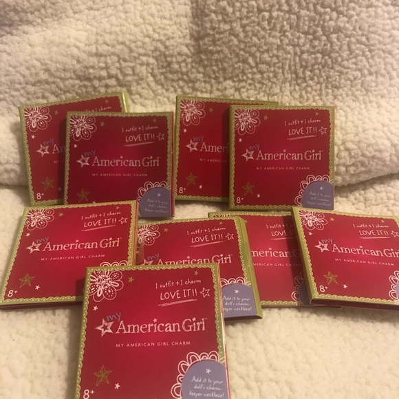American Girl Other - American Girl Set of 8 Charms All NWT